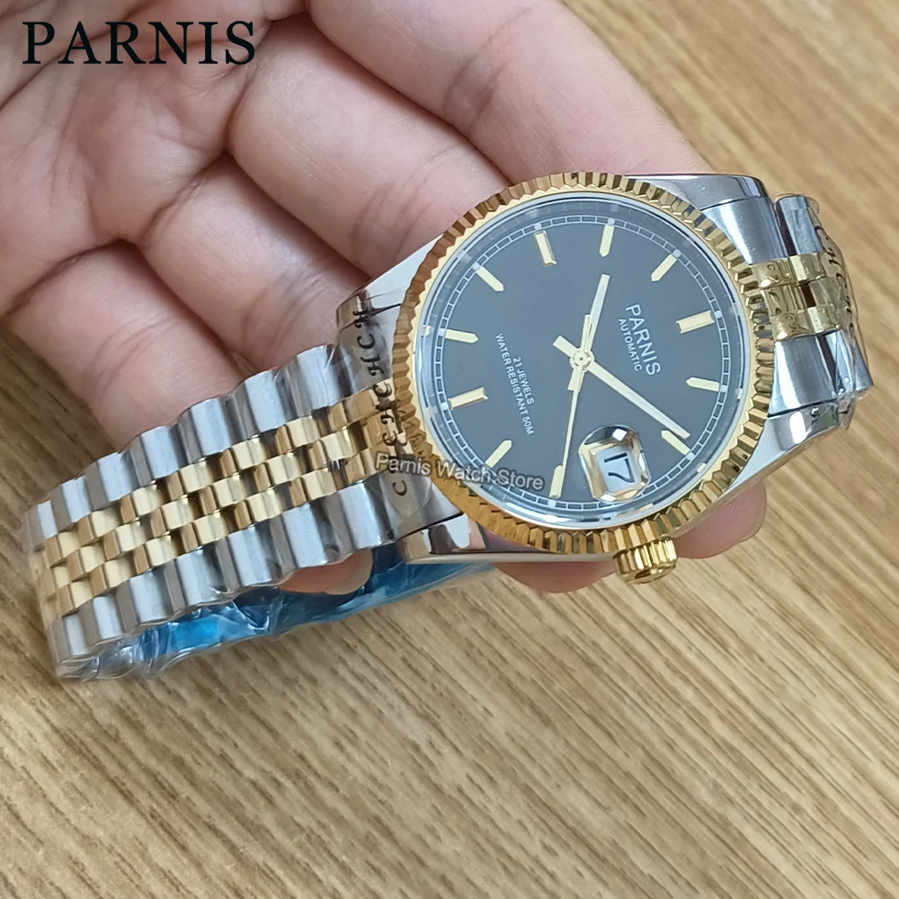 Parnis PA2112 Datejust Homage Watch