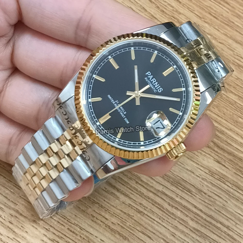 Parnis PA2112 Datejust Homage Watch