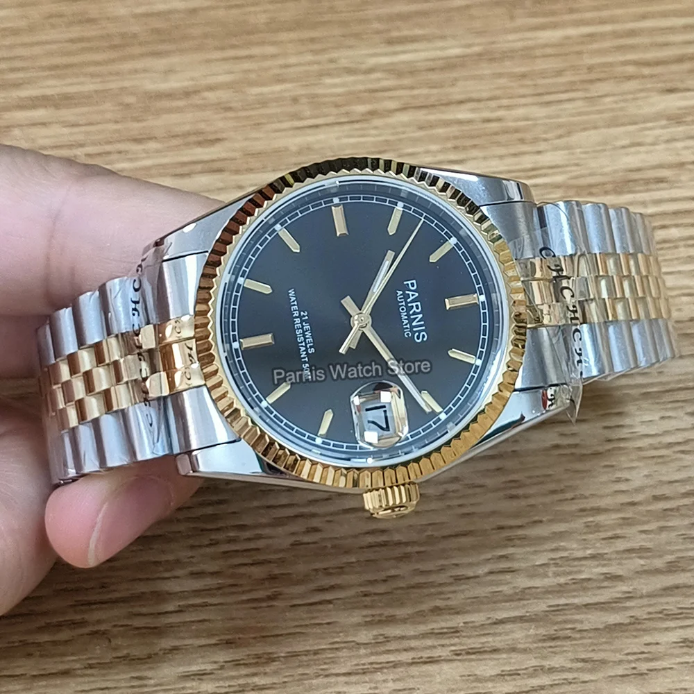 Parnis PA2112 Datejust Homage Watch