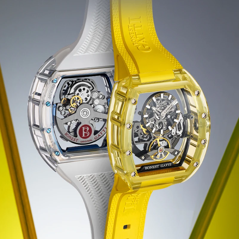 BONEST GATTI BG9960 Gravity Series Skeleton Automatic Watch