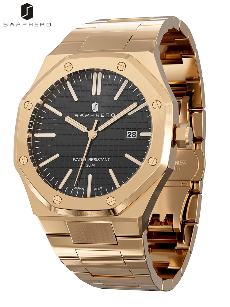Sapphero SO2110 Octagonal Design Watch