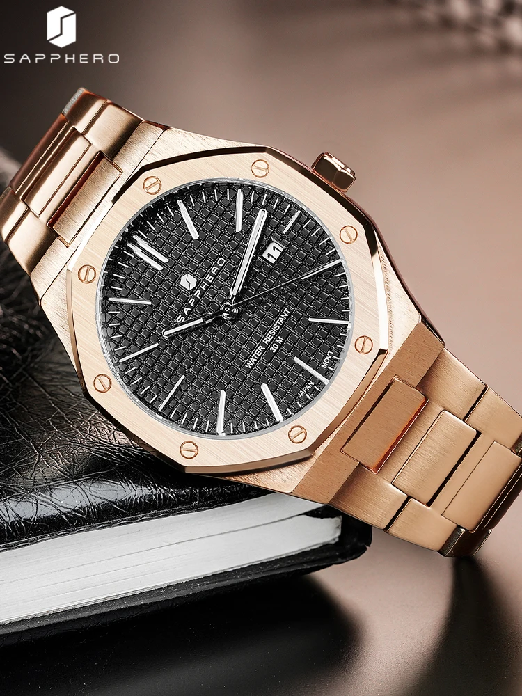 Sapphero SO2110 Octagonal Design Watch