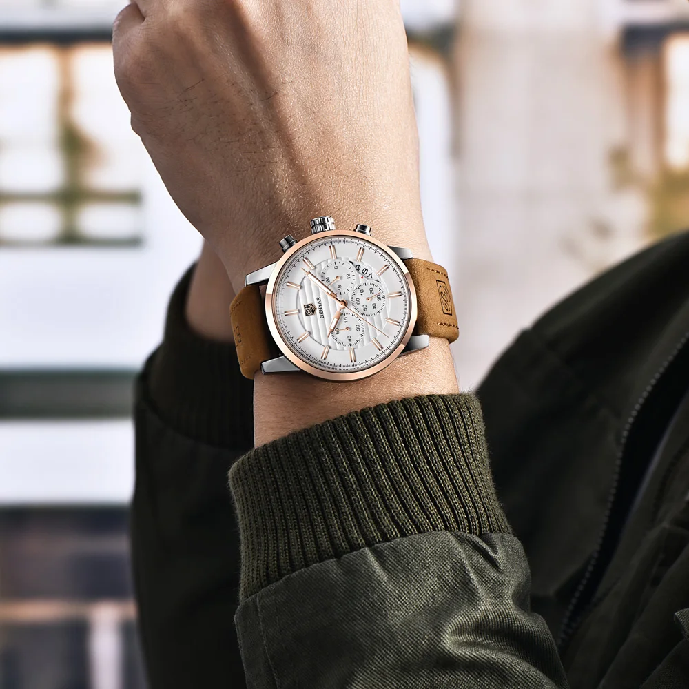 BENYAR BY-5104 Men’s Chronograph Quartz Watch – Sport Meets Business