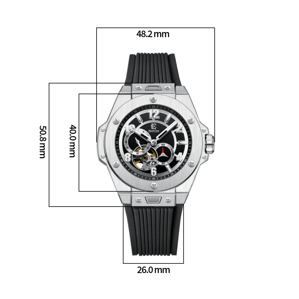 ENITON 40mm luxury brands Business high-end men's watches automatic movement Man watch Luminous high-end luxury