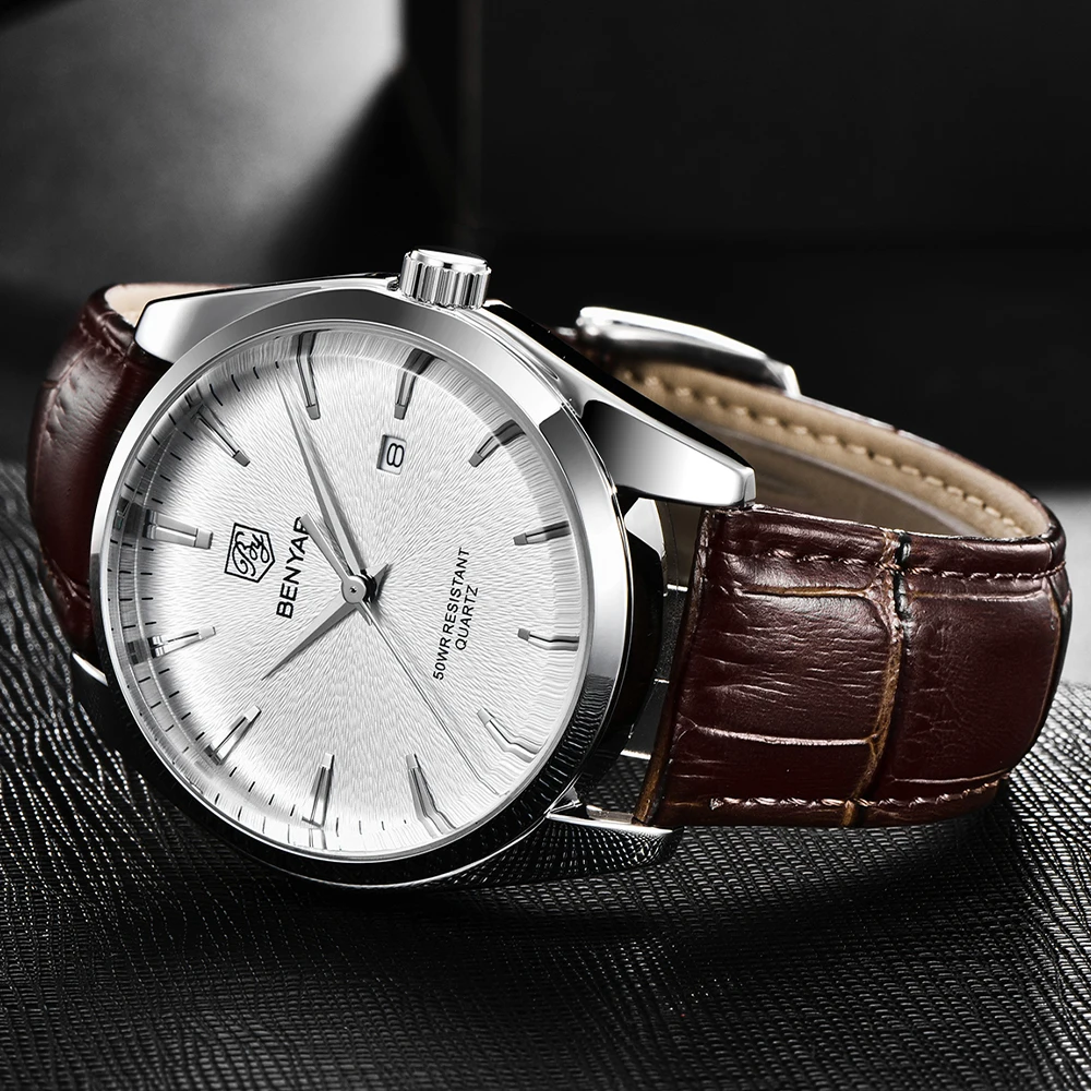 New BENYAR Top Brand Luxury Waterproof Men's Quartz Watch Fashion Leisure Sports Watch Men's Military Watch Relogio Masculino