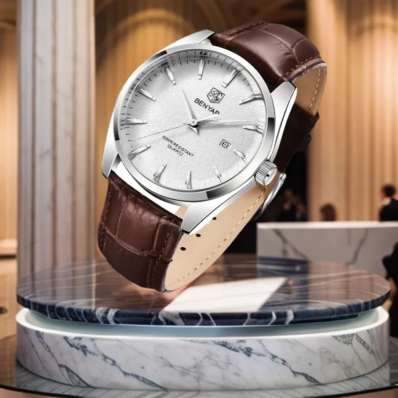 New BENYAR Top Brand Luxury Waterproof Men's Quartz Watch Fashion Leisure Sports Watch Men's Military Watch Relogio Masculino