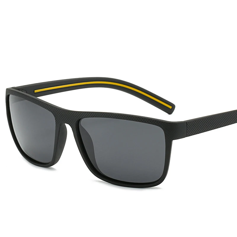 New Women Sunglasses Men Plastic Black Full Frame Square Sun Glasses Out Door Driving Sun Eyewear Fashionable Eyeglass Uv400 ﻿