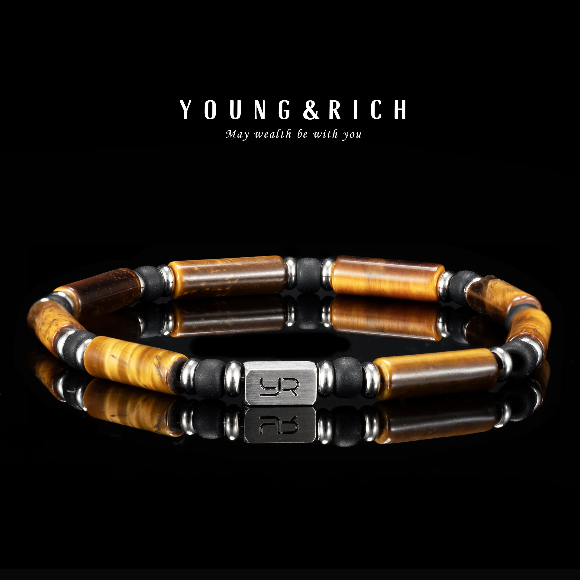 Retro Tiger’s Eye Bracelet – 4mm Beads for Men