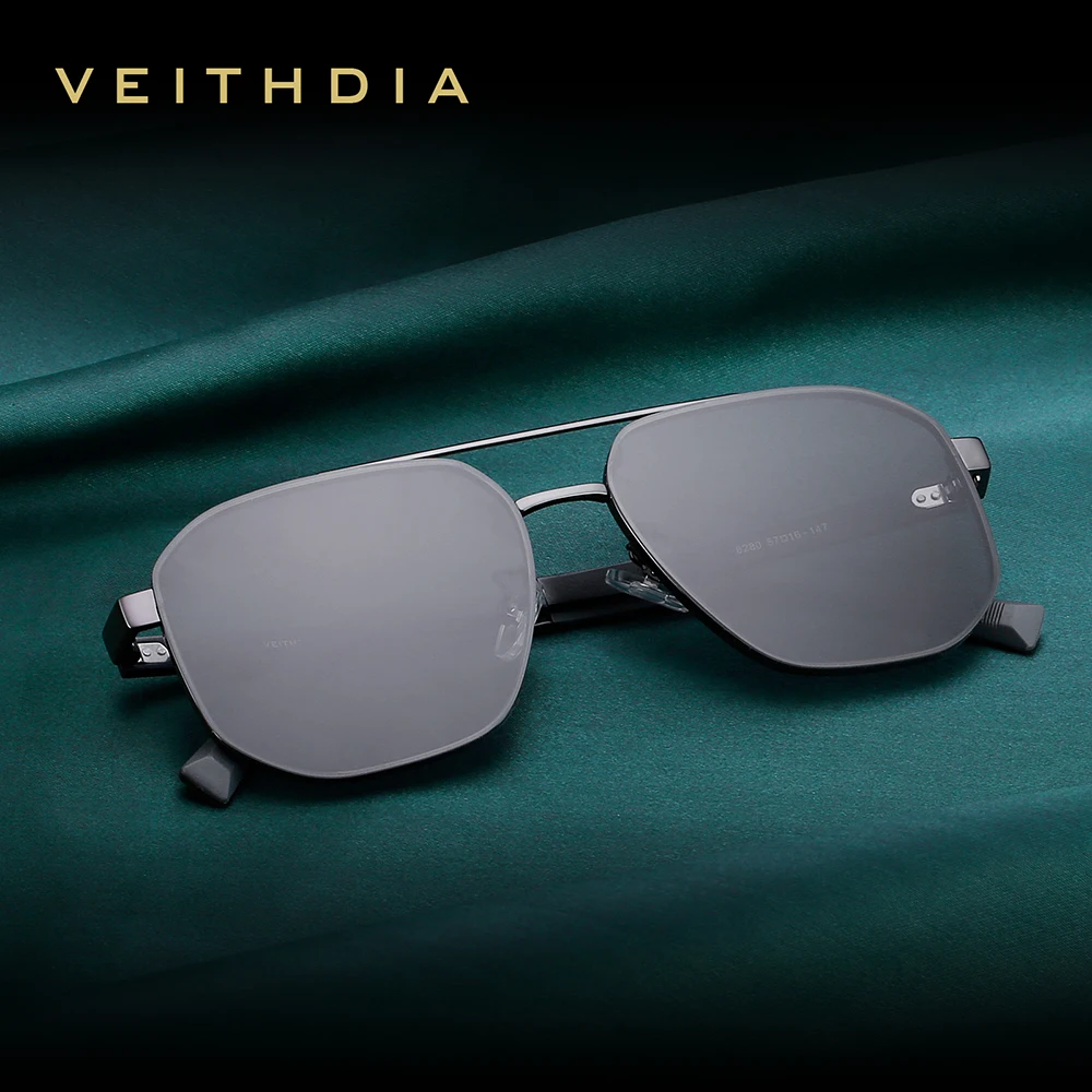 VEITHDIA Brand Vintage Men Women Sunglasses Nylon Lens Polarized UV400 Outdoor Driving Eyeglasses For Male,Fashion Eyewear 8280