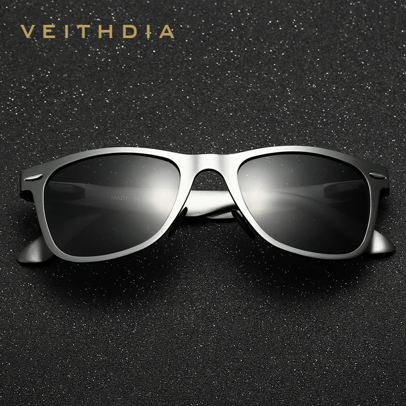VEITHDIA Sunglasses Brand Designer Classic Outdoor Men Polarized Square Cycling Sun Glasses Sports Driving Eyeglasses For Male