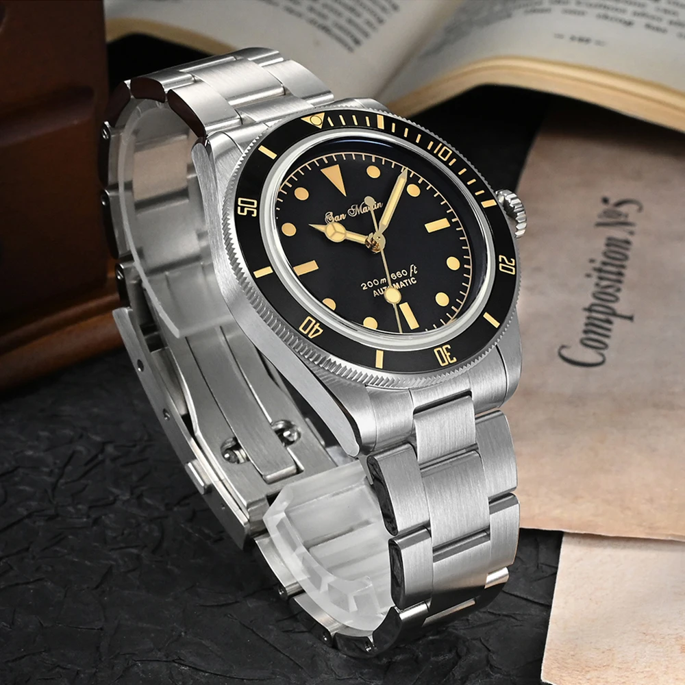 San Martin Vintage 6200 Retro Water Ghost Watch