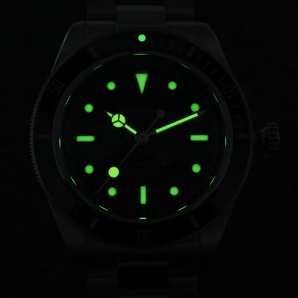 San Martin Vintage 6200 Retro Water Ghost Watch