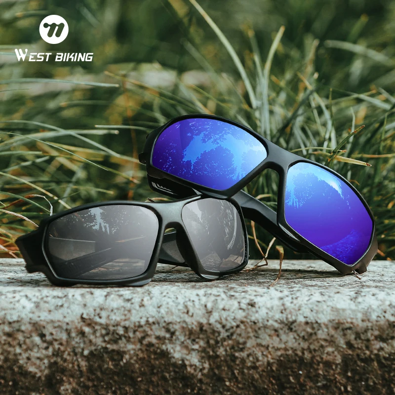 WEST BIKING Polarized Cycling Glasses HD Sunglasses Men Women Sports Goggles UV400 Road Bike MTB Bicycle Fashion Fishing Eyewear