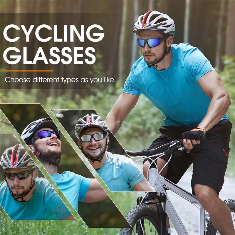 WEST BIKING Polarized Cycling Glasses HD Sunglasses Men Women Sports Goggles UV400 Road Bike MTB Bicycle Fashion Fishing Eyewear