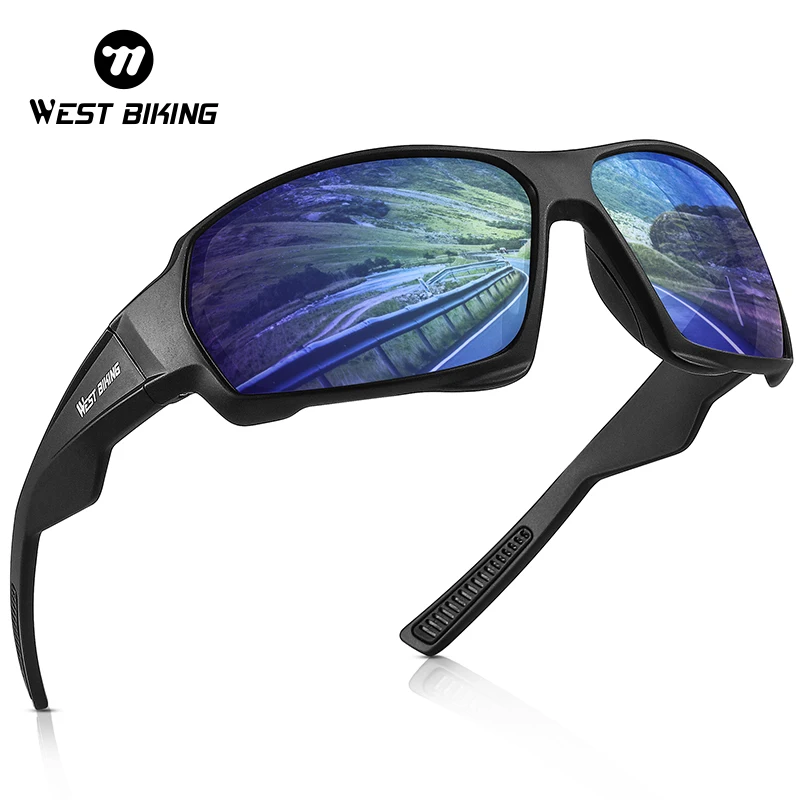 WEST BIKING Polarized HD Cycling Sunglasses with UV400 protection and durable PC frame