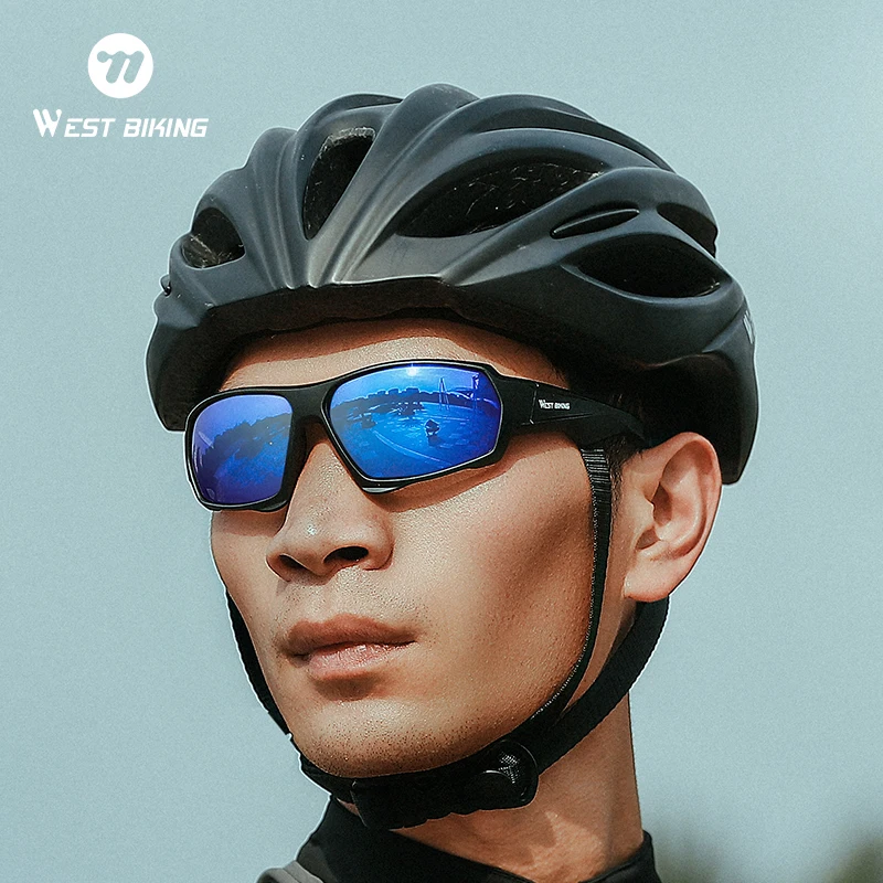 WEST BIKING Polarized Cycling Glasses HD Sunglasses Men Women Sports Goggles UV400 Road Bike MTB Bicycle Fashion Fishing Eyewear
