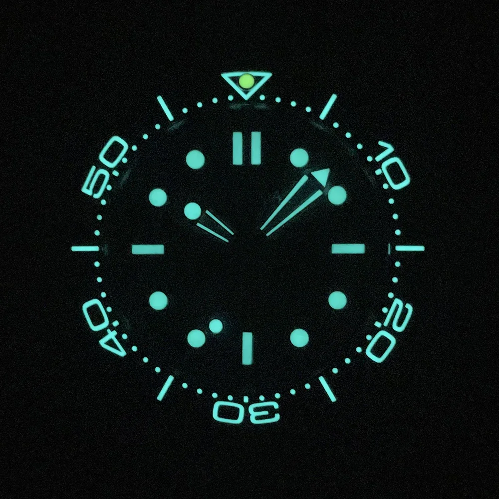 PHYLIDA Blue Dial NH38a Automatic Watch Diver 200 Sapphire Crystal SLN BGW9 Lume SE-BL-38
