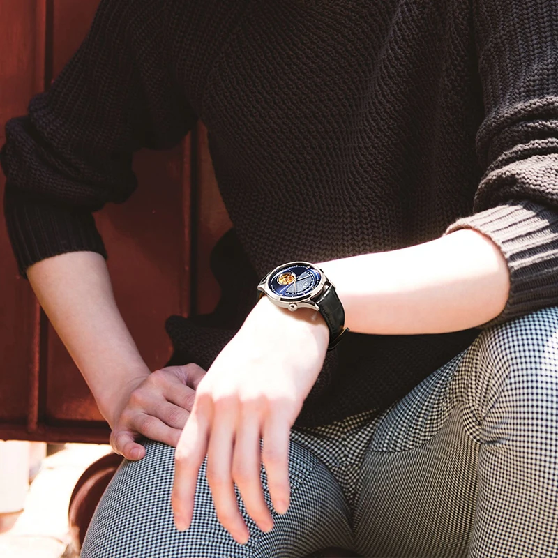 2022 Luxury Tourbillon Mechanical Watch Swiss I&W