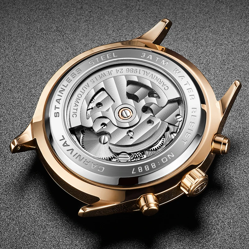 I&W Tourbillon Mechanical Watch For Men