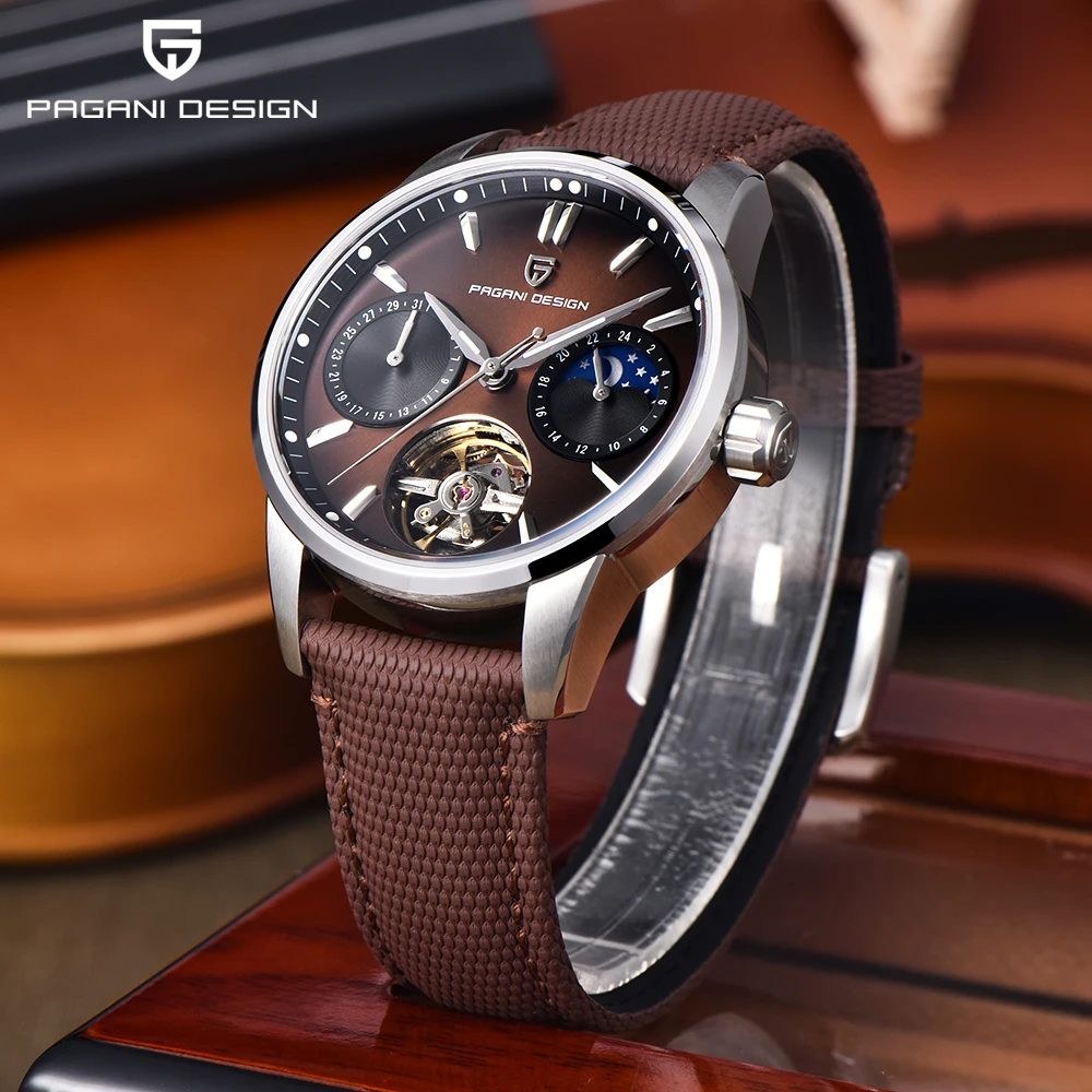 Pagani Design PD-YS021 tourbillon automatic mechanical watch front view