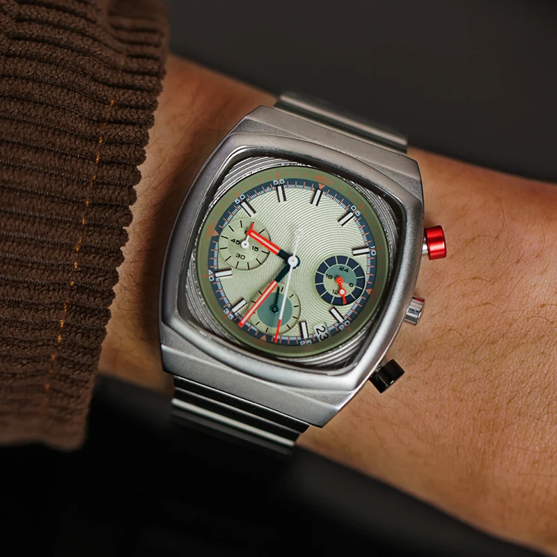 CILOA  design square watches for man luxury quartz men high-end steeldive vintage electronics  automatic  new in men's  watch