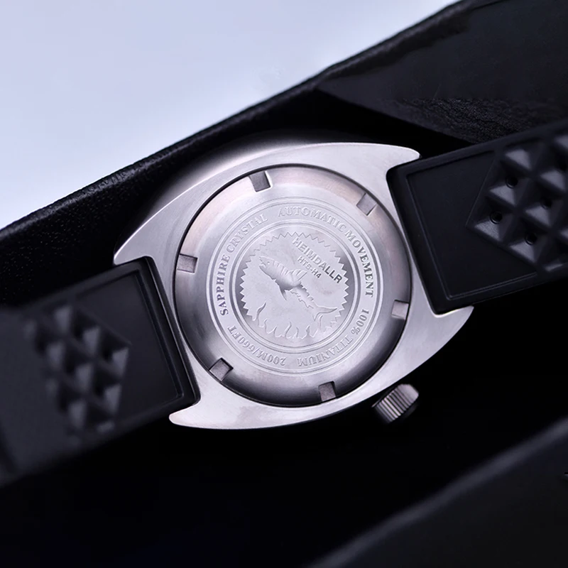Heimdallr Titanium Turtle Watch Men SPR777 NH36A Automatic Mechanical Movement Calendar BGW9 Luminous 20Bar horloges mannen