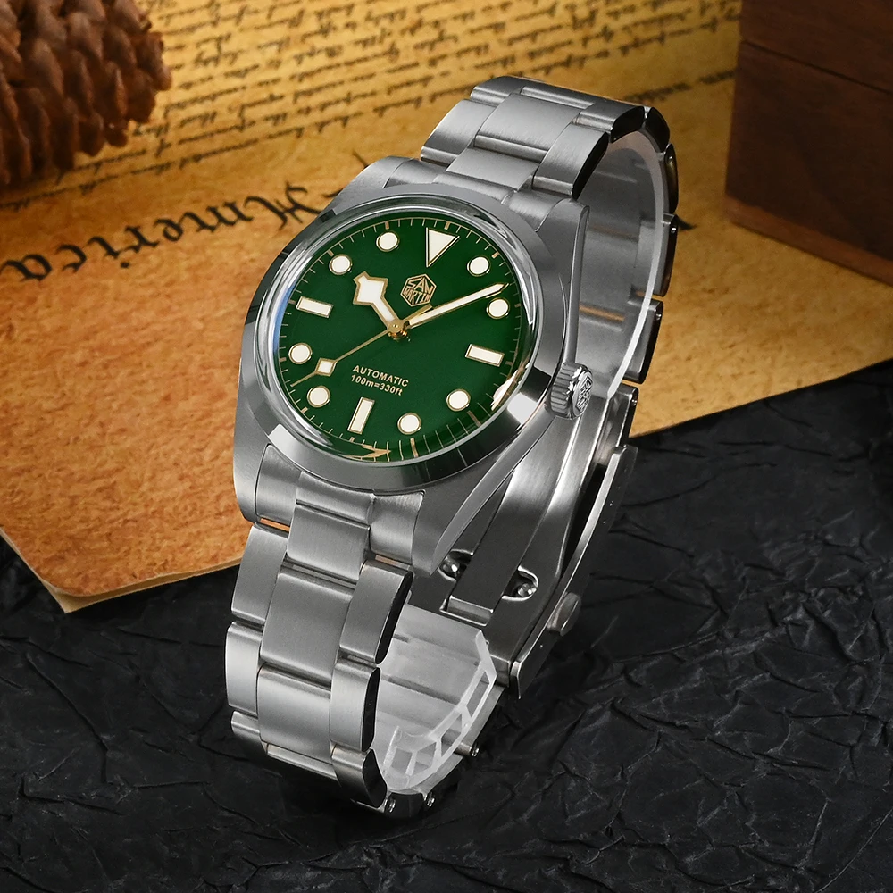 San Martin Vintage 36mm BB36 Explore Climbing Series Luxury Men Watch Couples Sport Watches Automatic Mechanical 10Bar Relogio