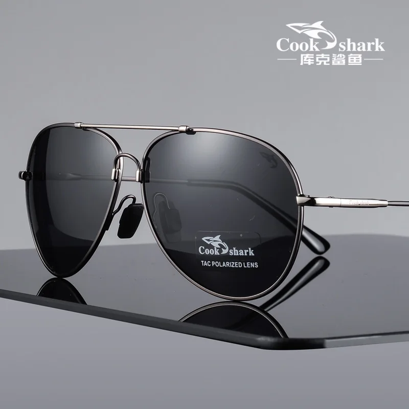 Cook Shark A620 Pilot Photochromic Polarized Alloy Sunglasses