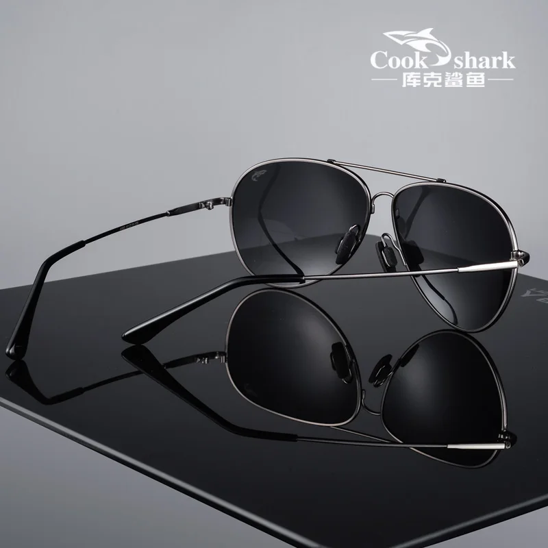 Cook Shark A620 Pilot Photochromic Polarized Alloy Sunglasses