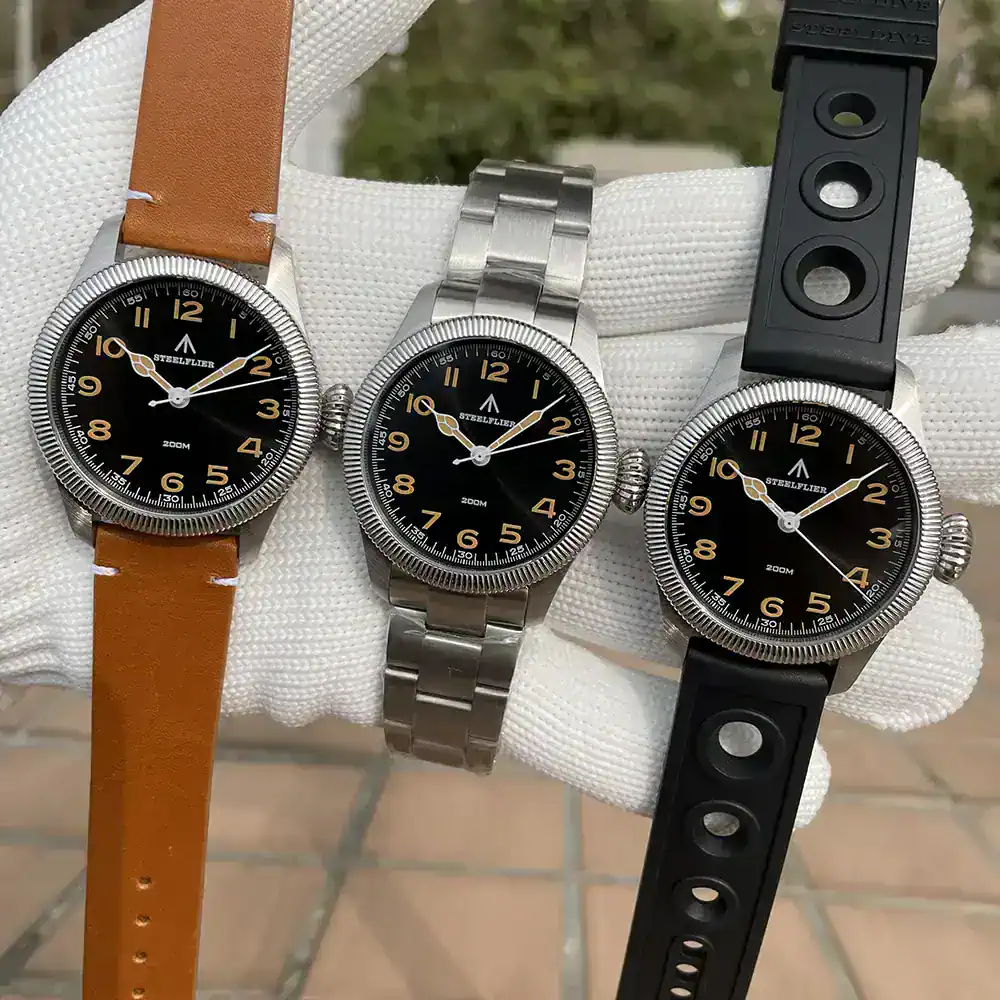 Precision military-style wristwatches for men and women.