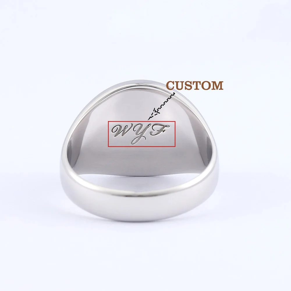 Customized Class Ring HARVARD CALIFORNIA COLUMBIA RICE OXFORD TANFOR School LOGO Sterling Silver Ring
