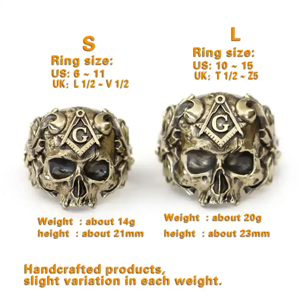 Detailed silver skull ring with Masonic symbol, handcrafted jewelry, gothic style accessory, unique men's or women's jewelry.