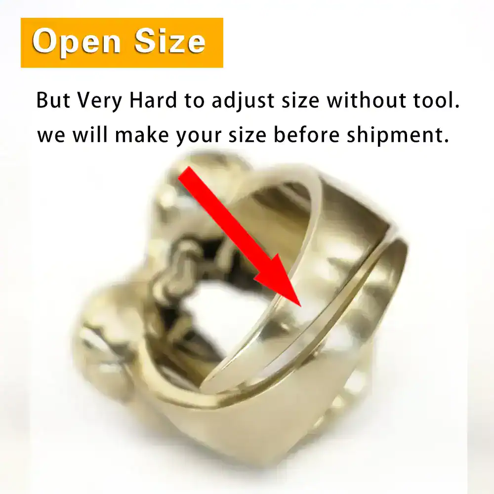 Adjustable silver ring with open design for versatile fit. Jewelry Addicts men's and women's accessories.