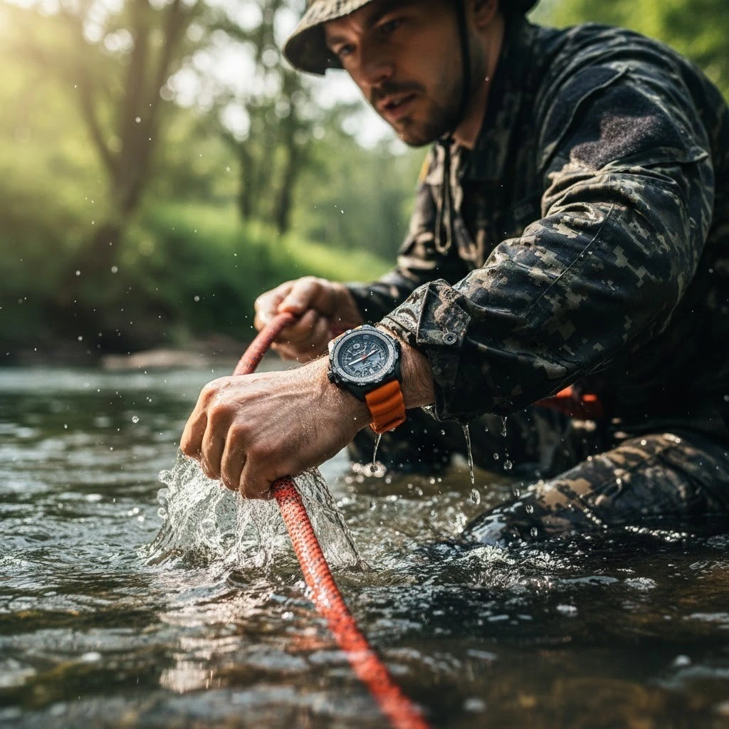 North Edge watch in an active outdoor situation