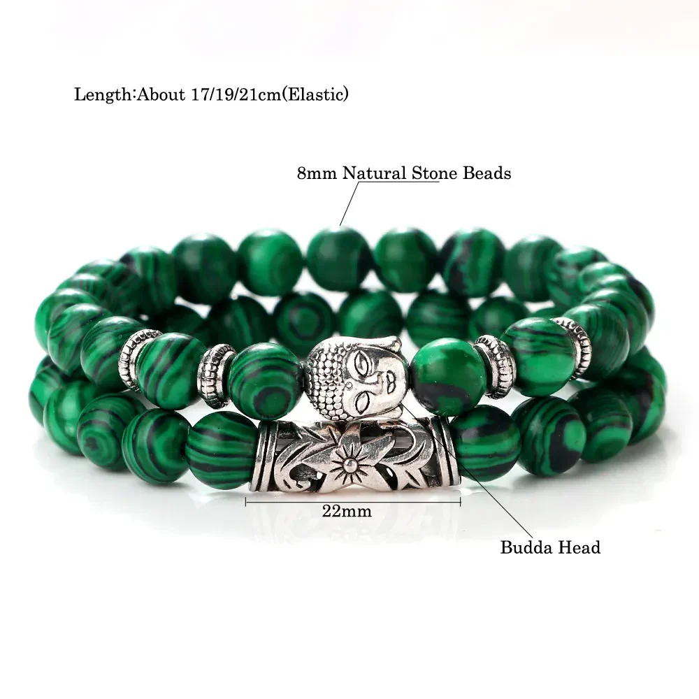 Bracelet with lava stone and tiger eye beads for men.