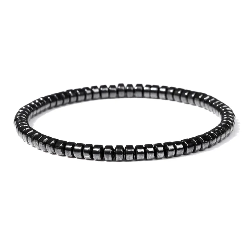 Elegant black beaded jewelry for men and women, perfect for everyday wear and stacking styles.