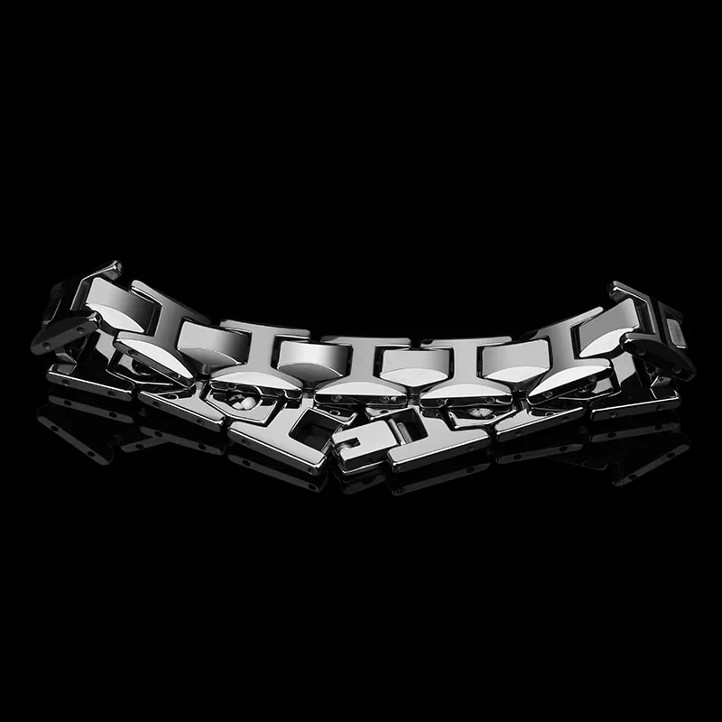 Elegant men's stainless steel jewelry bracelet. Durable, stylish, perfect for everyday wear.