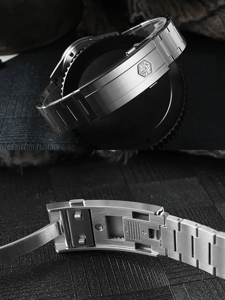 High-quality stainless steel bracelet and automatic Miyota 90S5 movement.