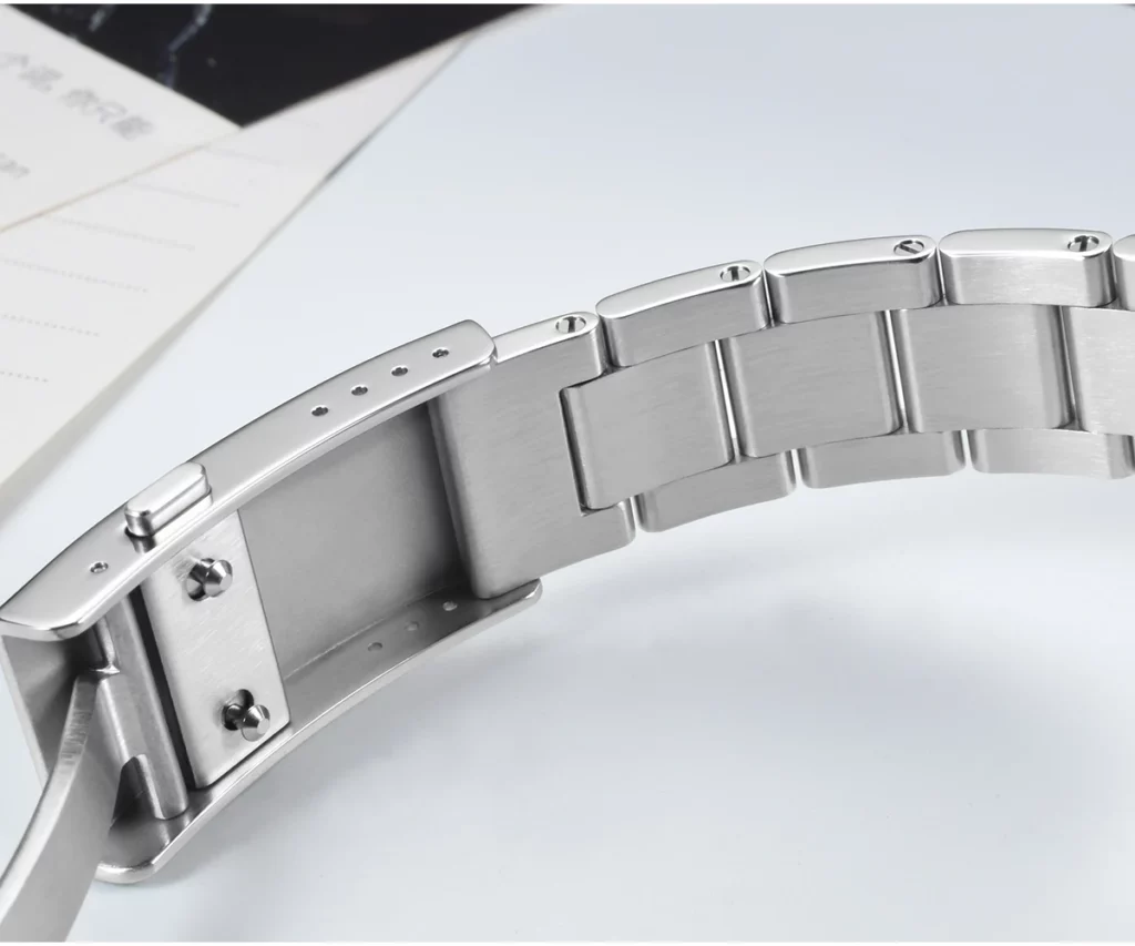 Stainless steel watch strap for Cronos Sub Diver and San Martin Water Ghost models.