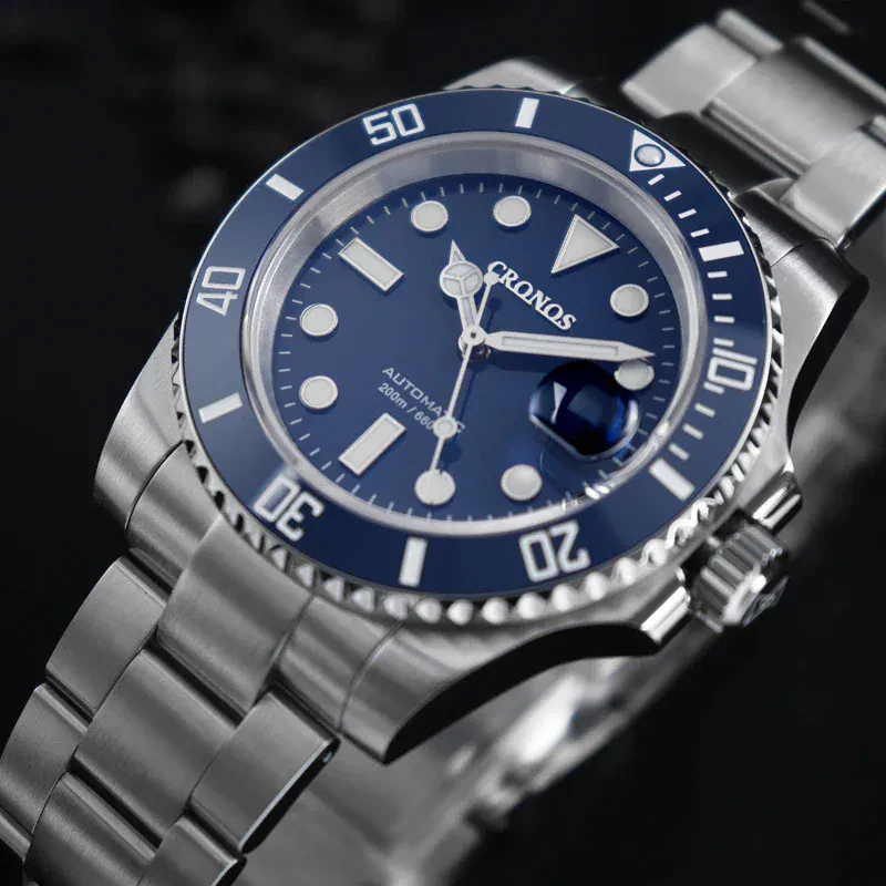 High-quality dive watches comparison featuring Cronos Sub Diver and San Martin Water Ghost.