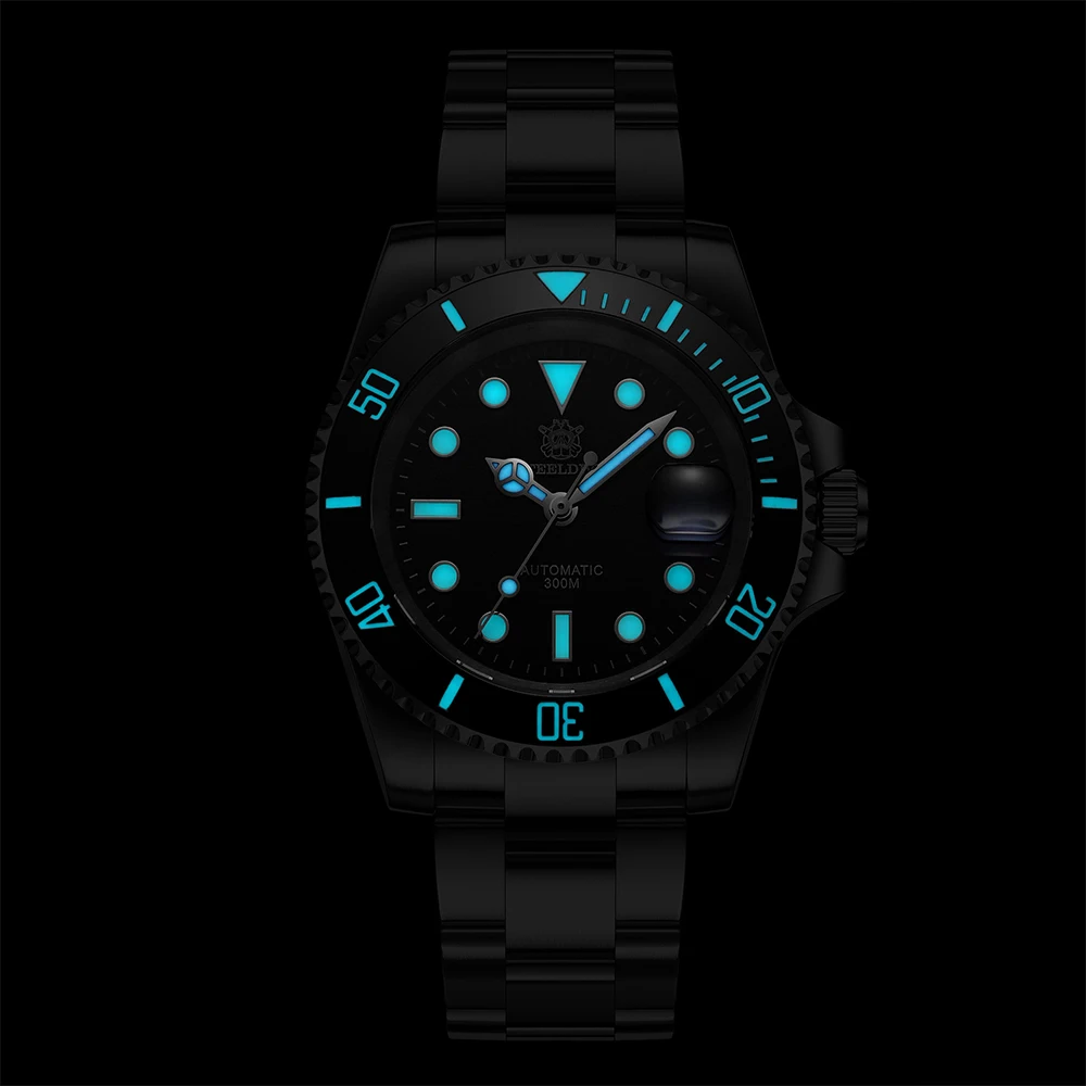 Quality Ceramic Bezel Men's Dive Watch.