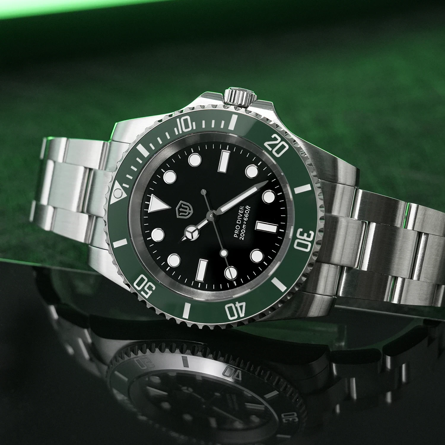 Quality Quartz Dive Watch with Ceramic Bezel.