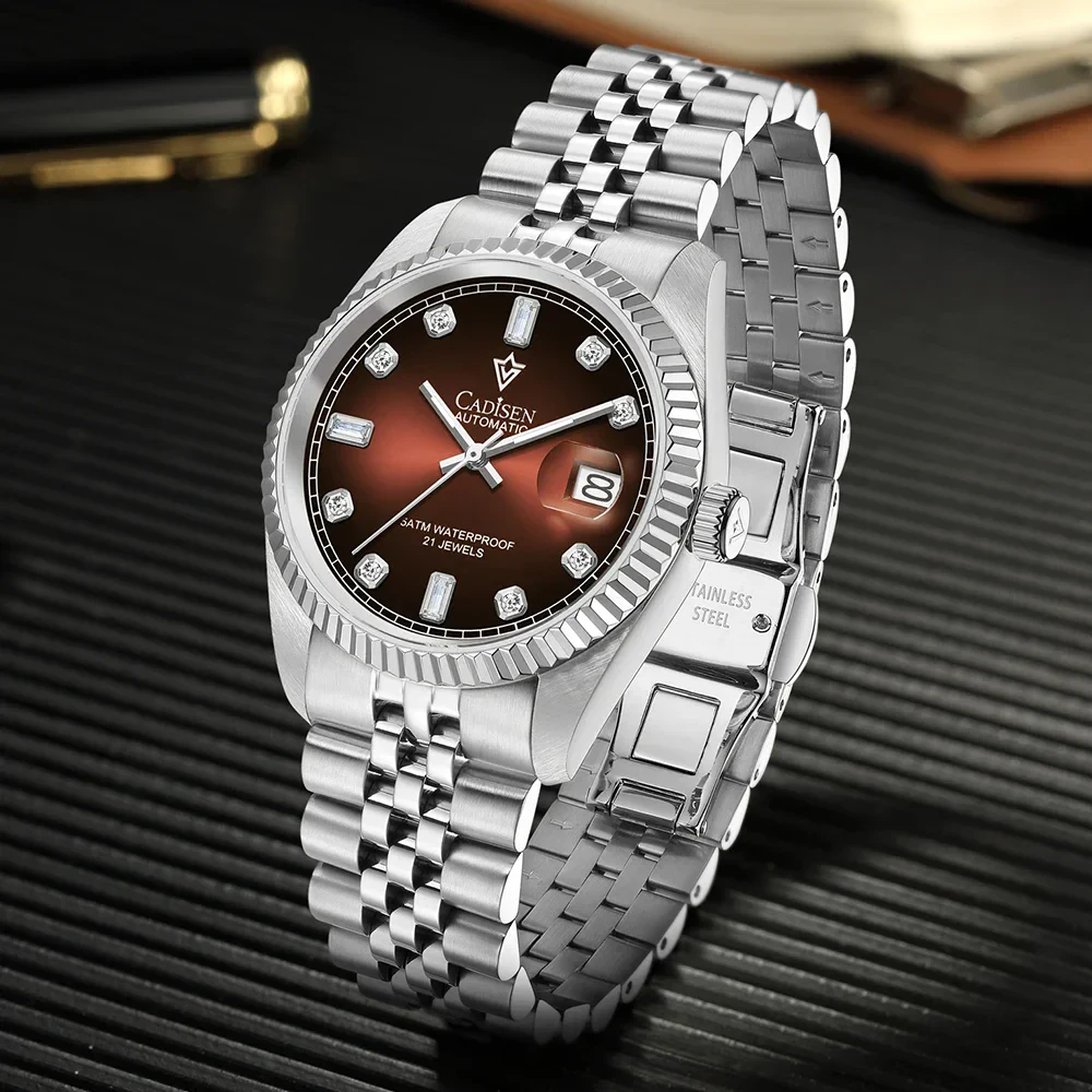 Automatic Waterproof Watch for Men with Date.