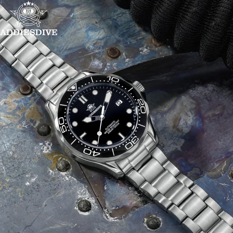 Men's Sapphire Crystal Dive Watch, 200m Waterproof, NH35 Automatic Movement.
