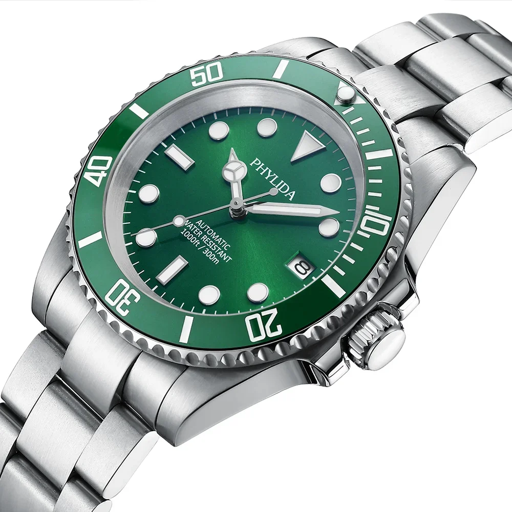 Automatic 300M Water-Resistant Men's Watch.