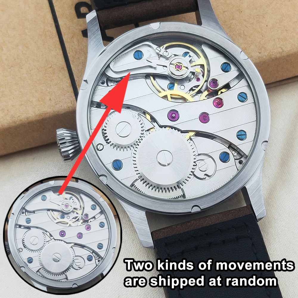 High-quality watch movement showcasing two types of movements at random.