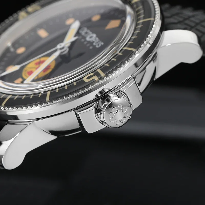 Octopus Kraken OCT-0019 40mm Retro Men's Watch 300m Diving Automatic Movement Watch Sapphire Crystal C3 Super Bright