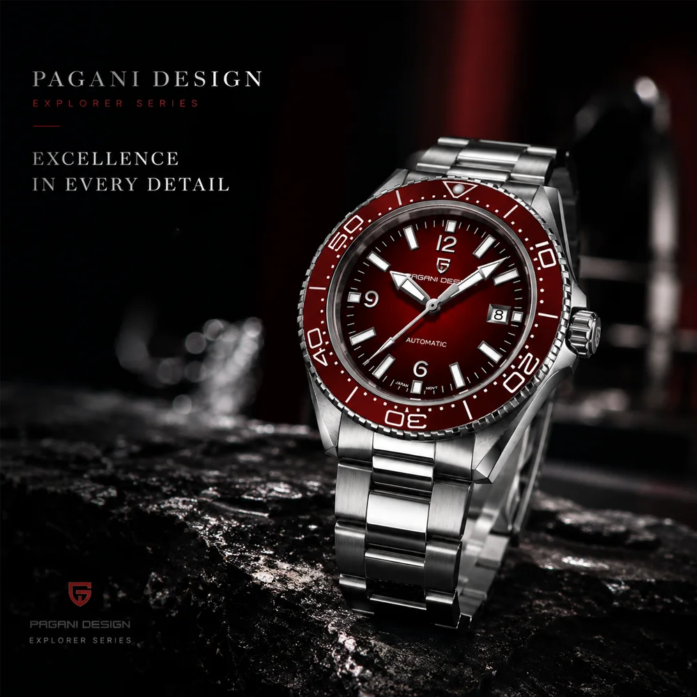 High-Quality Pagani Design Explorer Series Dive Watch.