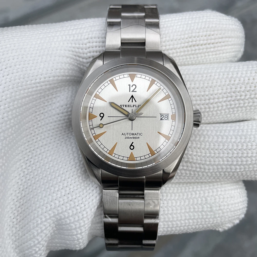 STEELFLIER Official SF751 Luxury Fashion Mechanical Wristwatch NH35 Movement Super Luminous 20Bar Waterproof Classic Dive Watch