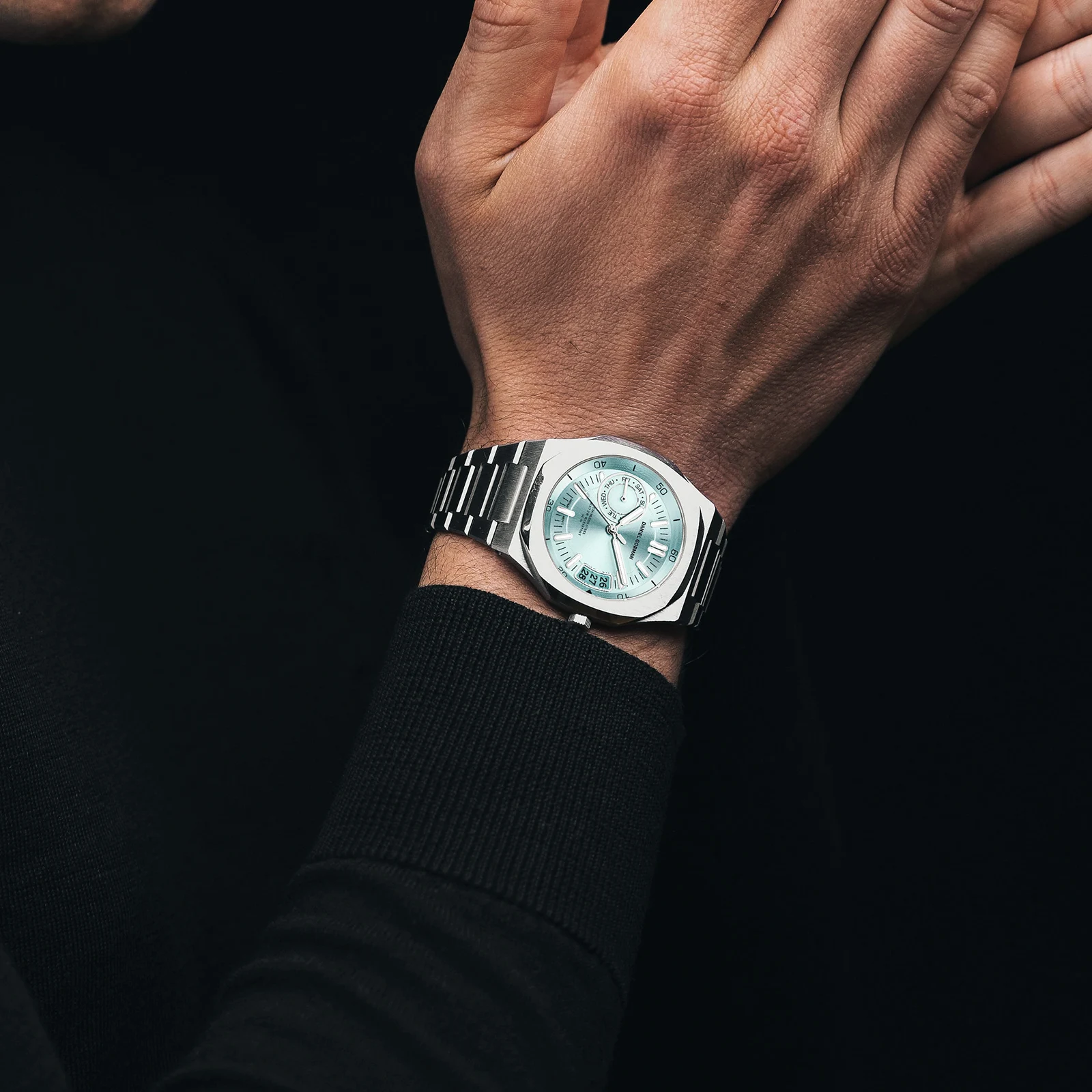 DANIEL GORMAN 40mm Luxury Men's Quartz Watch Top Brand Fashion Sports Wristwatch Japan Movt 50m Waterproof Luminous Clocks